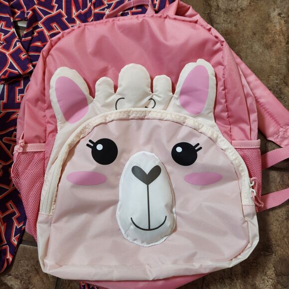 Baby Girl 2-Piece Lot | Nike 6M Zip Outfit + Llama Backpack - Picture 6 of 7